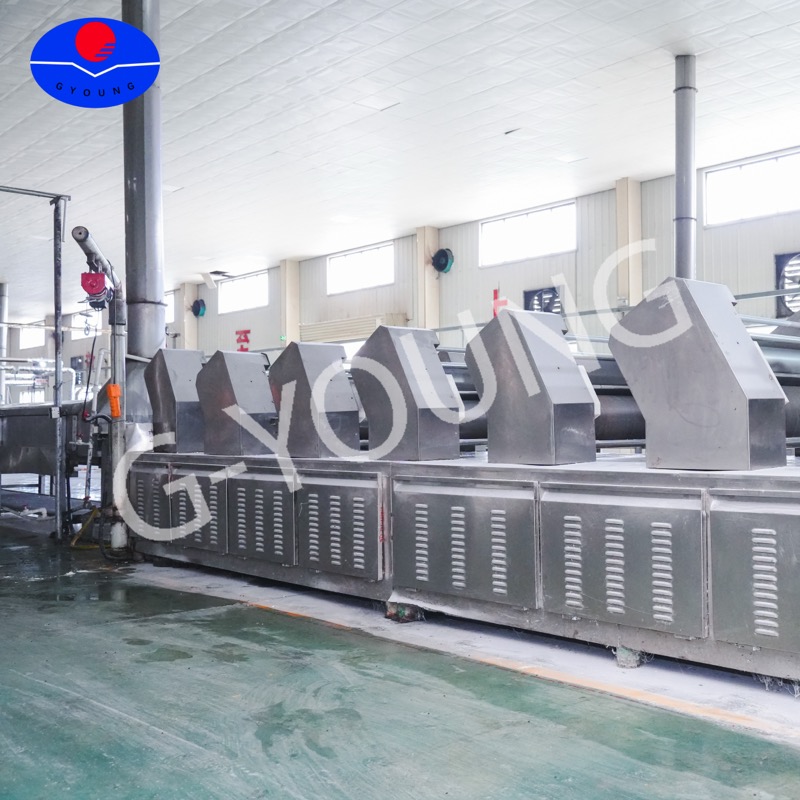 Continuous roller sheeting section