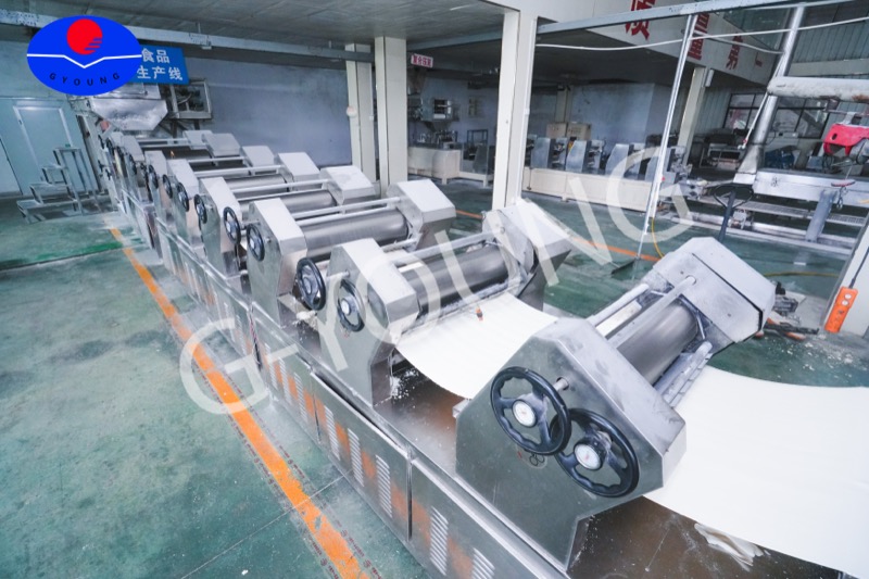 Roller system in operation